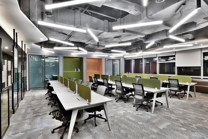 聯合辦公辦公區(qū)裝修效果圖