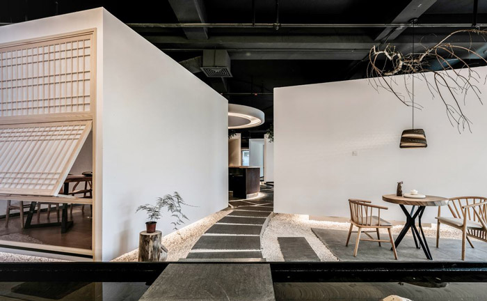 茶業(yè)公司辦公室接待區(qū)裝修設(shè)計(jì)效果圖