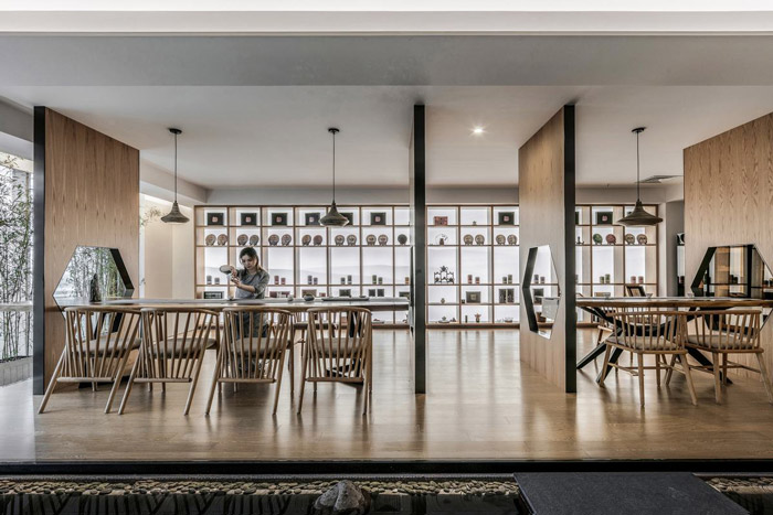 茶業(yè)公司辦公室展區(qū)裝修設(shè)計(jì)效果圖