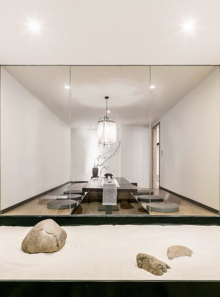 茶業(yè)公司辦公室品茶區(qū)裝修設(shè)計(jì)效果圖