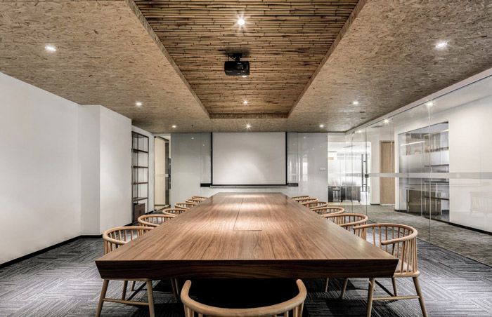 茶業(yè)公司辦公室會(huì)議室裝修設(shè)計(jì)效果圖