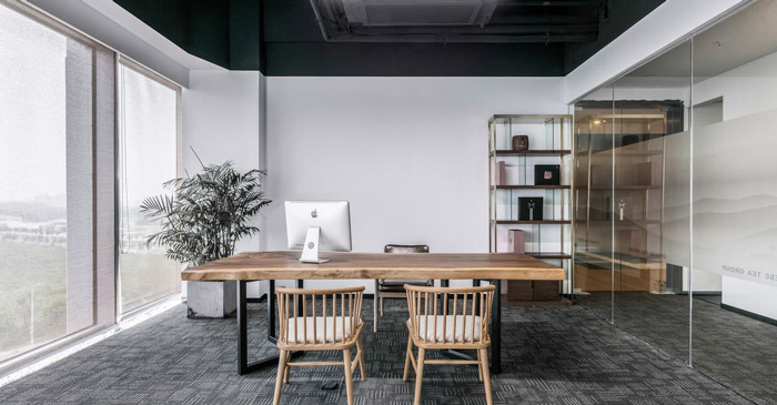 茶業(yè)公司總經(jīng)理辦公室裝修設(shè)計(jì)效果圖