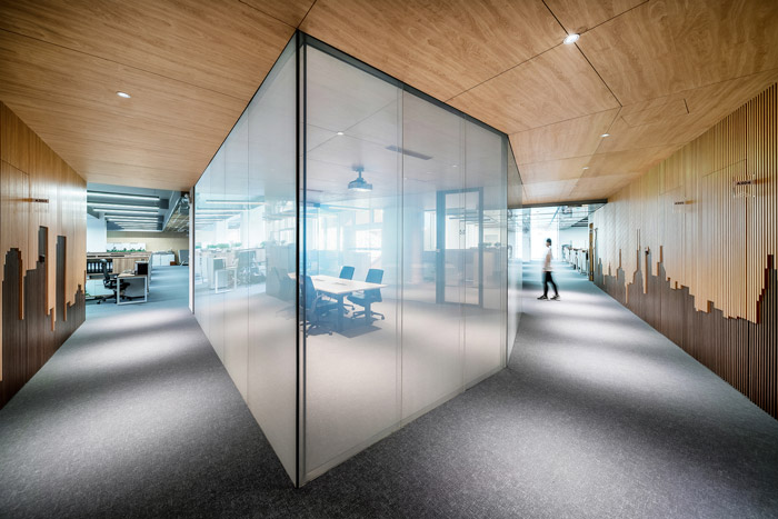 集團(tuán)總部辦公樓入口裝修設(shè)計(jì)效果圖