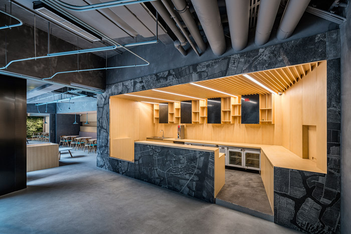 集團(tuán)總部辦公樓茶水間裝修設(shè)計(jì)效果圖