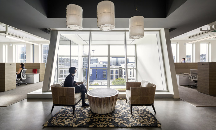 商業(yè)辦公空間交流區(qū)裝修設(shè)計效果圖