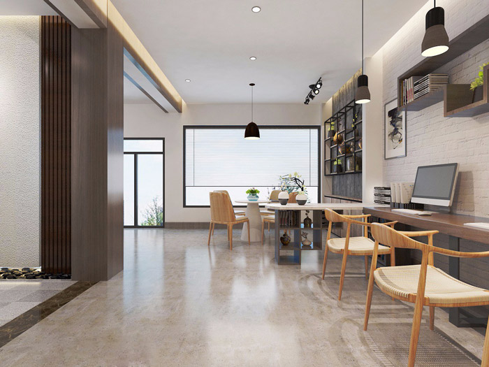 北歐風(fēng)格辦公室交流區(qū)設(shè)計(jì)效果圖