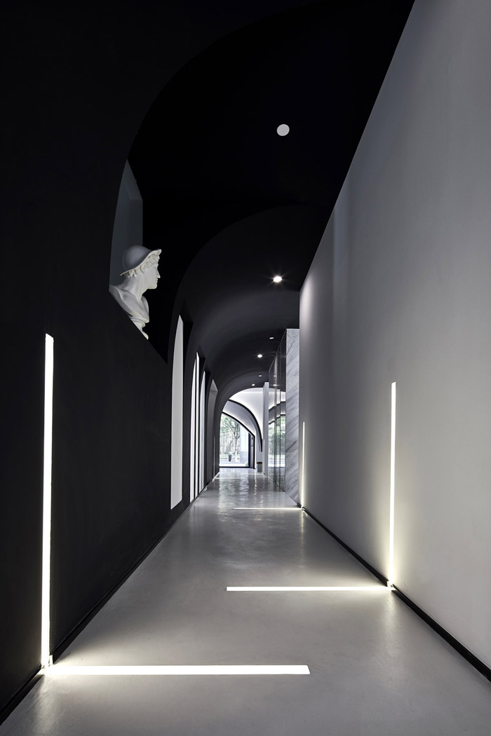 獨棟別墅辦公室過道裝修設計效果圖