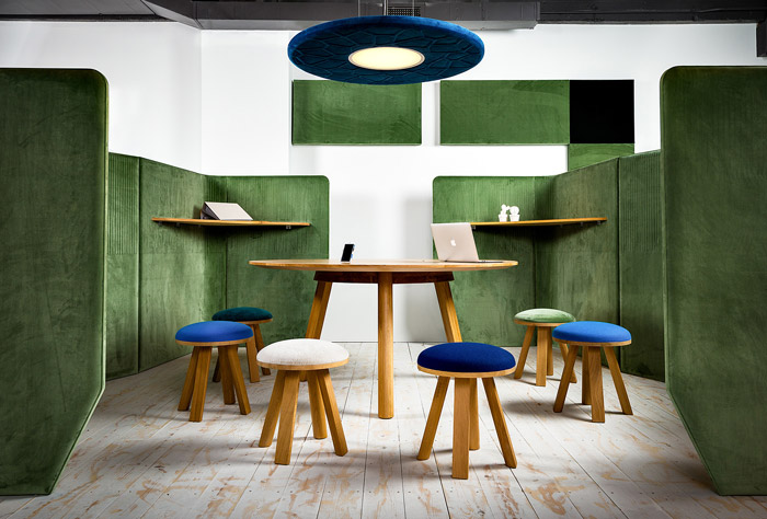 家具公司個人辦公區(qū)裝修設計效果圖