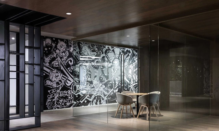 it公司辦公室接待區(qū)設(shè)計效果圖