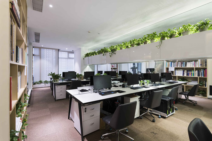 設(shè)計(jì)公司辦公室辦公區(qū)裝修效果圖