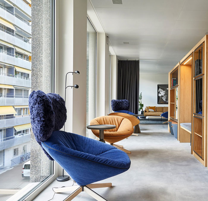 研究機構(gòu)辦公室交流區(qū)裝修效果圖