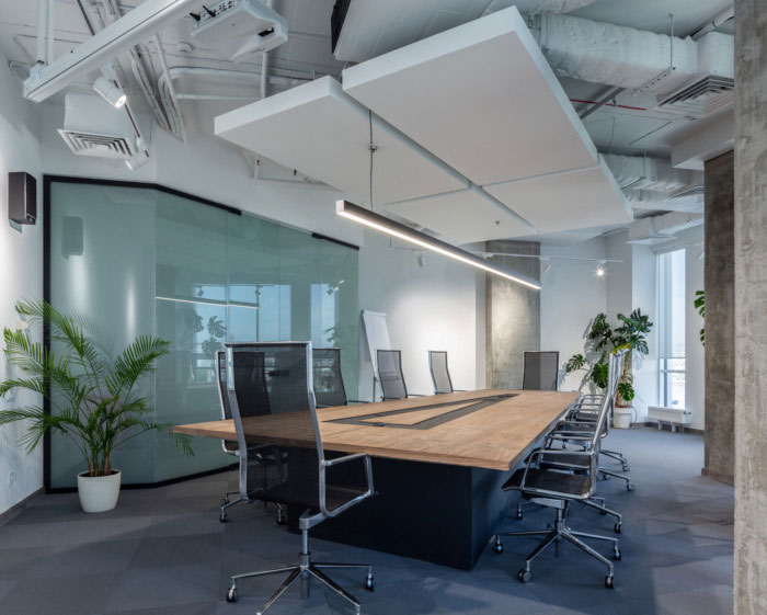 納維亞風(fēng)格辦公室會議室裝修效果圖