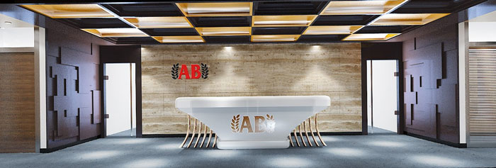 金融辦公室前臺(tái)設(shè)計(jì)效果圖