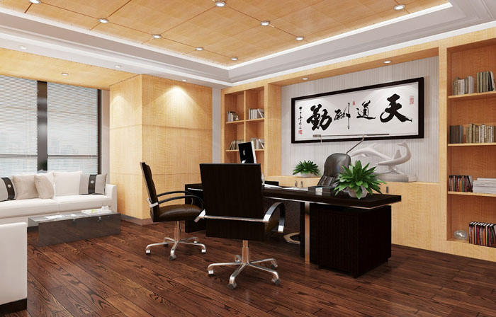 金融總經(jīng)理辦公室設(shè)計(jì)效果圖