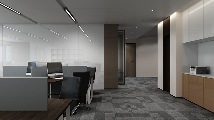 金融辦公室茶水區(qū)裝潢效果圖