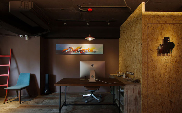 復(fù)古總經(jīng)理辦公室裝飾設(shè)計效果圖