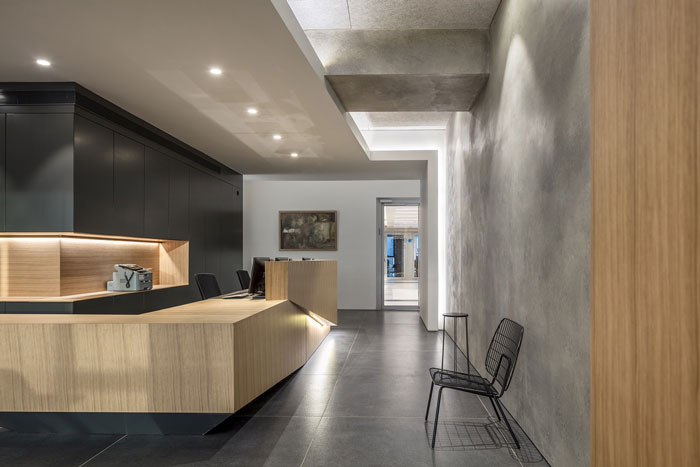 策劃公司辦公室前臺裝修設(shè)計(jì)效果圖