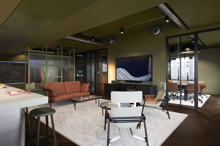 軟件公司辦公室開放區(qū)設計效果圖