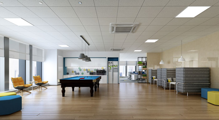 杭州科技辦公室茶水間裝修設(shè)計效果圖