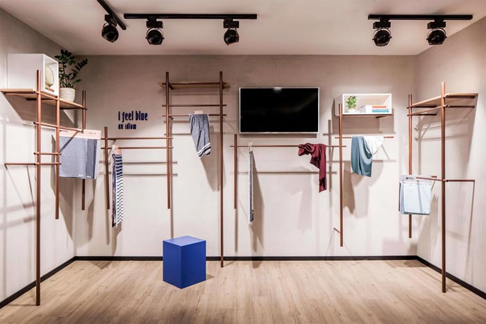 時裝公司辦公室展區(qū)裝修設計效果圖