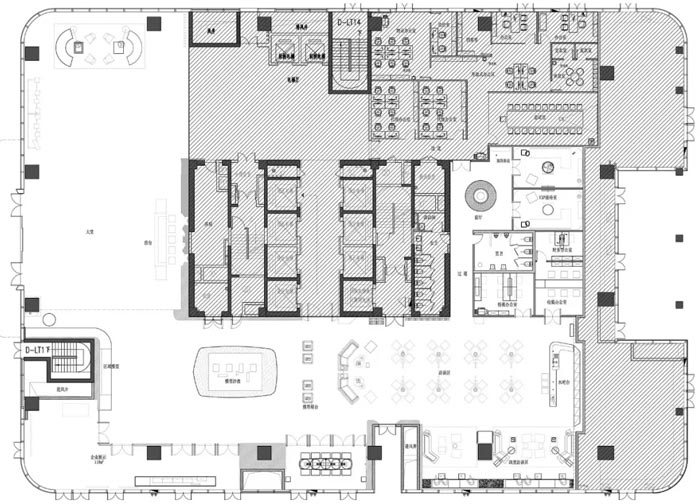 辦公樓綜合體設(shè)計(jì)平面圖
