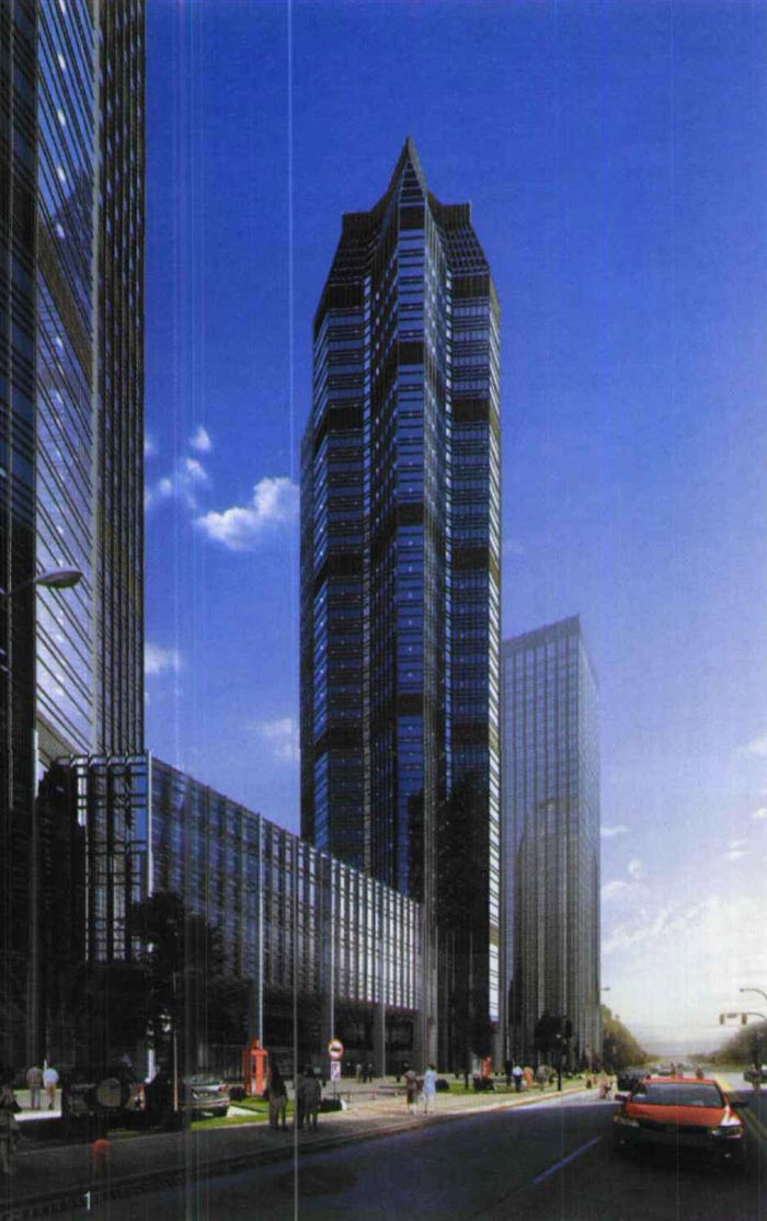 杭州中華航空大廈寫字樓設計外景圖