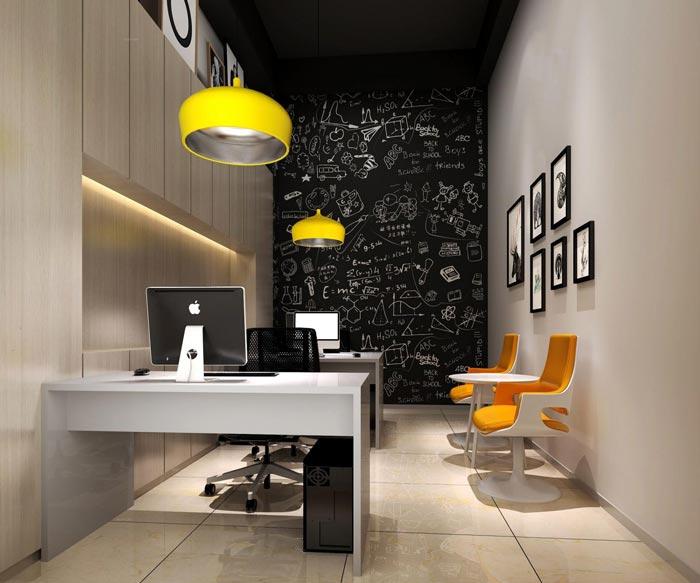 創(chuàng)業(yè)孵化器辦公區(qū)裝修設計效果圖