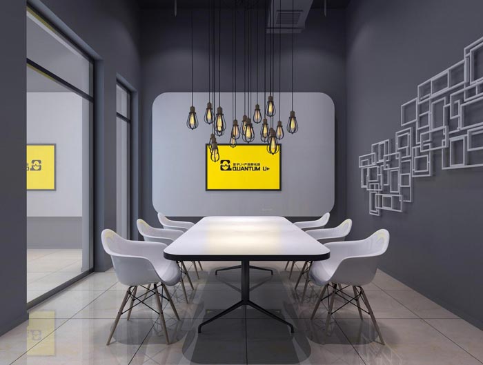 創(chuàng)業(yè)孵化器會議室裝修設計效果圖