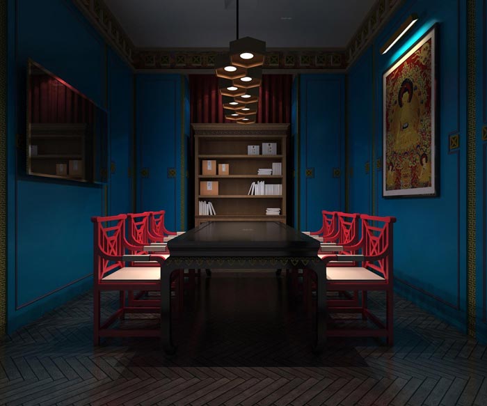 創(chuàng)業(yè)孵化器閱讀區(qū)裝修設計效果圖