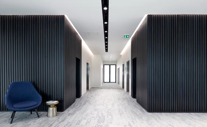 夾層樓辦公室電梯間裝修設(shè)計效果圖