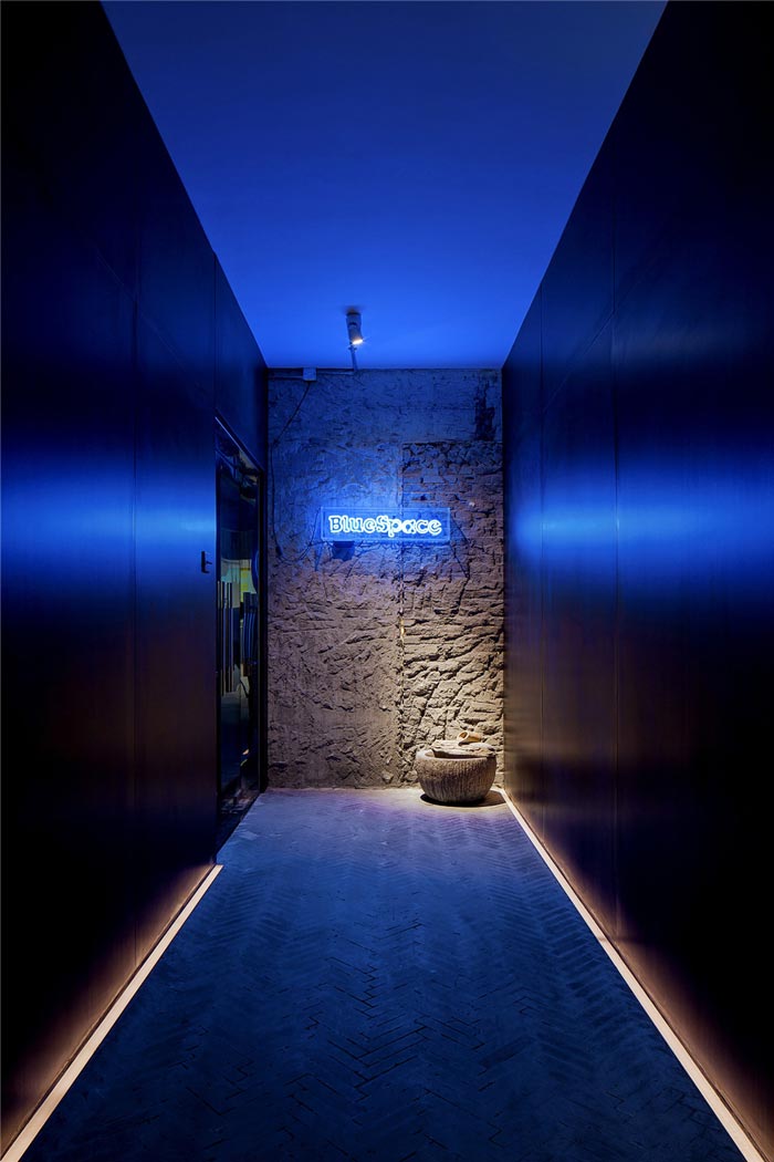 舊公寓改造辦公室入口裝修設計效果圖