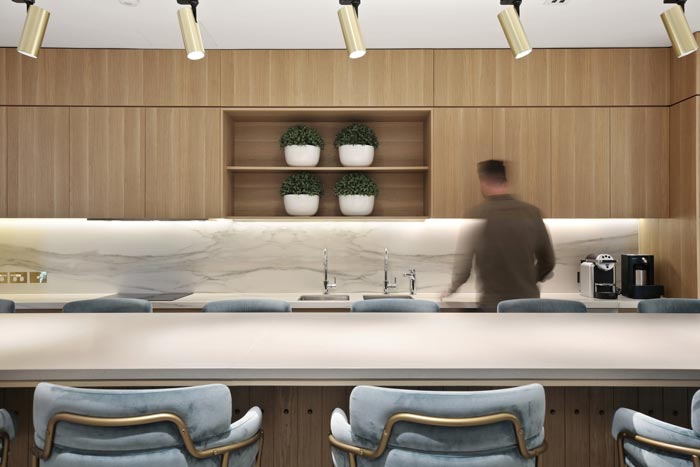 金融控股辦公室茶水間裝修設計效果圖